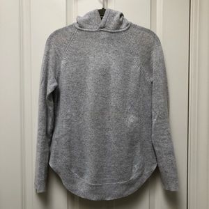 Theory heather grey light weight hoodie